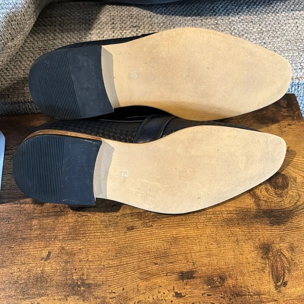 Gino Vitale Navy Loafers size 13